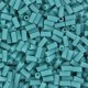 Miyuki Bugle 3mm Beads Opaque turquoise green BGL1-412